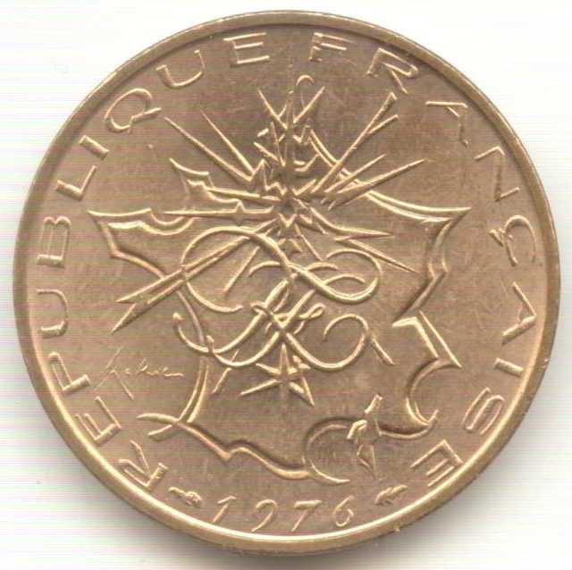 Avers de 10 francs Mathieu (1978, France), cupronickel.