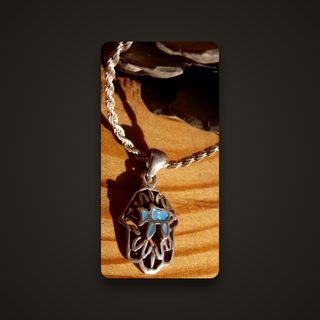 Pendentif argent massif